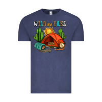 Vintage Denim wild and free camp Vintage Tee - AdoDesignShop
