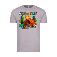 Vintage Zinc wild and free camp Vintage Tee - AdoDesignShop