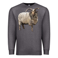 Charcoal Heather navajo churro sheep Premium Sweatshirt - LillyAllenDesigns