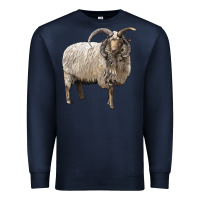 Navy navajo churro sheep Premium Sweatshirt - LillyAllenDesigns