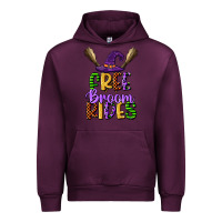 Mauve Wine free broom rides Urban Hoodie - CowGirlArtShop