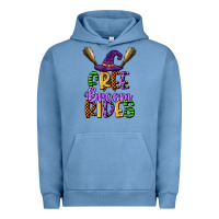 Pigment Pebble Blue free broom rides Urban Hoodie - CowGirlArtShop