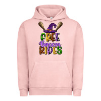 Pigment Salmon free broom rides Urban Hoodie - CowGirlArtShop