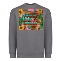 Storm raised 90's country guitar cactus sunflower's Heavyweight Sweatshirt - Artiststas