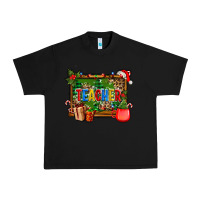 Black christmas teacher and coffe cup with board Urban Heavy Tee - AdoDesignShop
