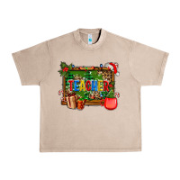French Oak christmas teacher and coffe cup with board Urban Heavy Tee - AdoDesignShop