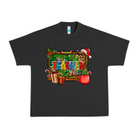 Pigment Black christmas teacher and coffe cup with board Urban Heavy Tee - AdoDesignShop