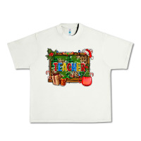 Pistachio christmas teacher and coffe cup with board Urban Heavy Tee - AdoDesignShop