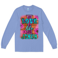 Colony Blue love like jesus Long Sleeve Tee - BarkalooDesign