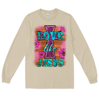 Mushroom love like jesus Long Sleeve Tee - BarkalooDesign