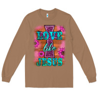 Toasted Coconut love like jesus Long Sleeve Tee - BarkalooDesign