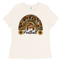 Bone football rainbow Ladies Tee - RanaPortraitStore