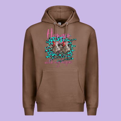 Hangin With My Heifers Premium Hoodie Designed By Bettercallsaul