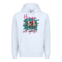 White Hangin With My Heifers Premium Hoodie - Bettercallsaul