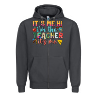Smoke its me hi im the teacher its me nca Zipper Hoodie - NancyCooperArtShop