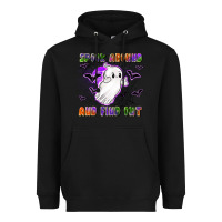 Black spook around and find out Heavyweight Hoodie - LillyAllenDesigns