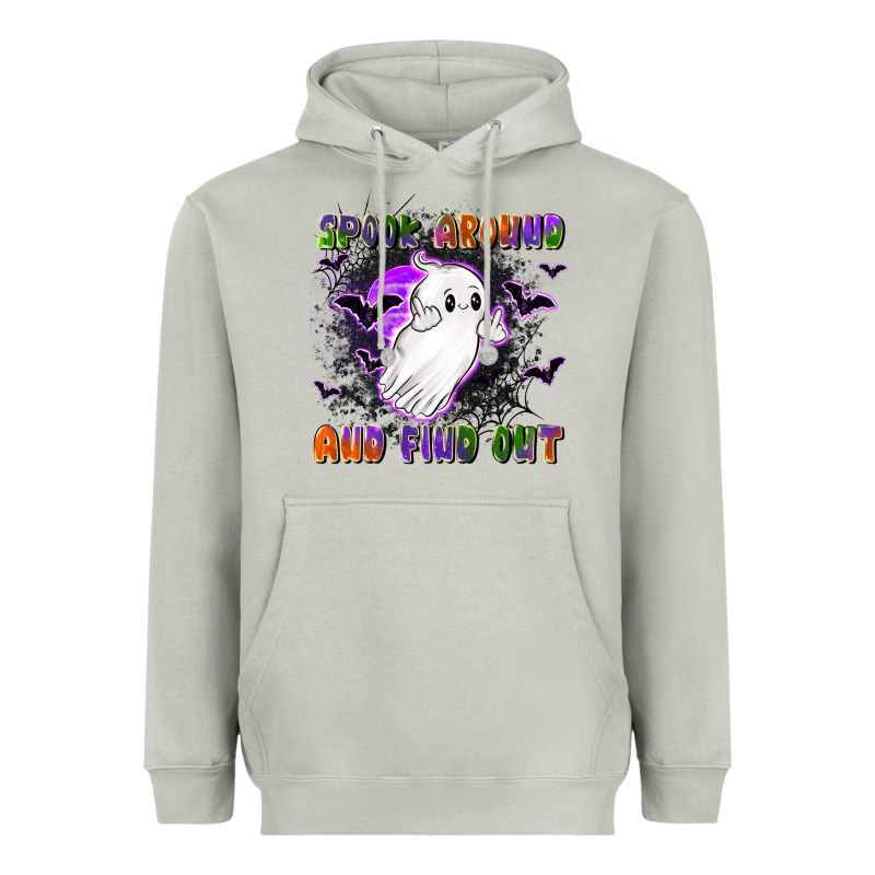 Spook Around And Find Out Heavyweight Hoodie by LillyAllenDesigns | Teevron