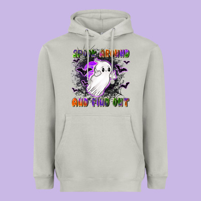 Spook Around And Find Out Heavyweight Hoodie Designed By Lillyallendesigns