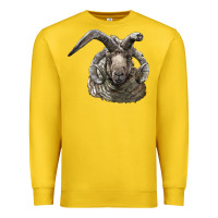 Lemon navajo churro sheep head Premium Sweatshirt - LillyAllenDesigns