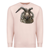 Pale Pink navajo churro sheep head Premium Sweatshirt - LillyAllenDesigns