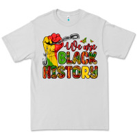 Dove Grey we are black history Premium Tee - Zillion Design Studio