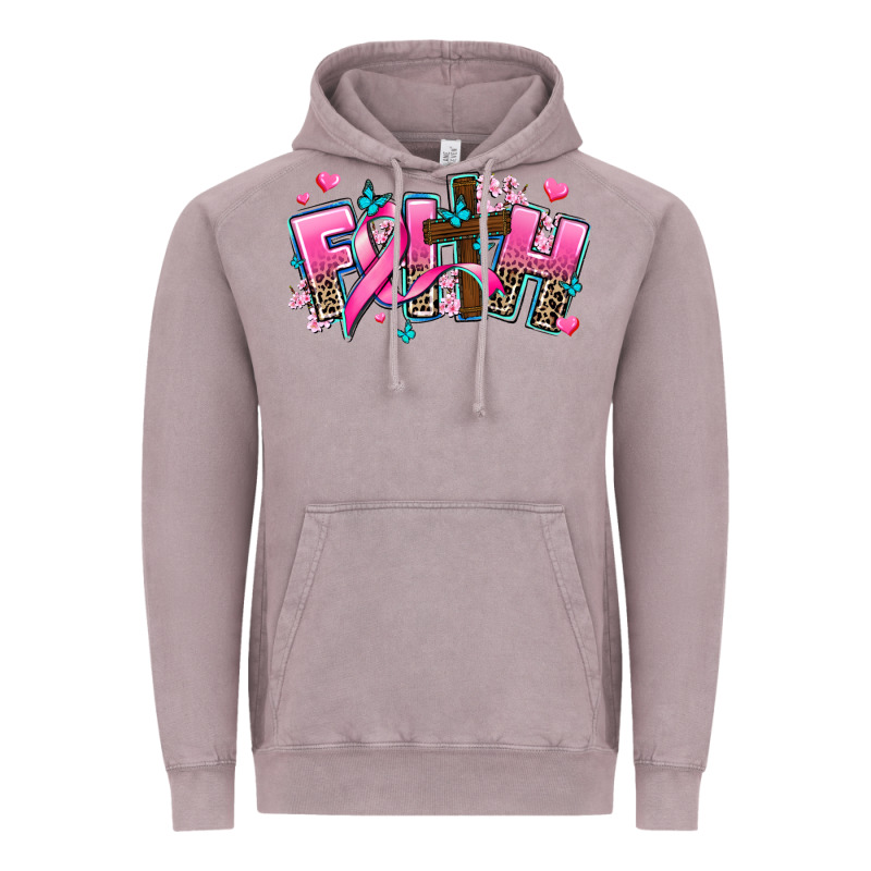 Cancer Faith Cross Vintage Hoodie by AdoDesignShop | Teevron