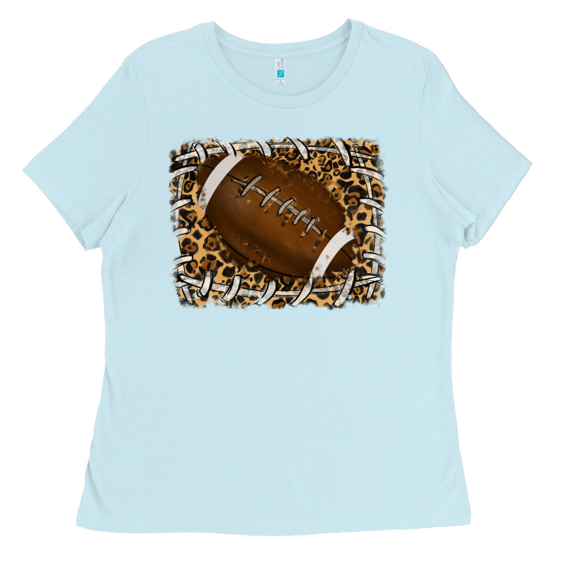Leopard American Football Backround Ladies Tee by RanaPortraitStore | Teevron
