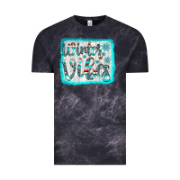 Cloud Black winter vibes Vintage Tee - JahusDesignShop