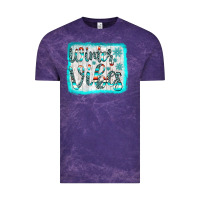 Cloud Purple winter vibes Vintage Tee - JahusDesignShop