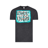 Vintage Black winter vibes Vintage Tee - JahusDesignShop