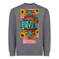Storm cowgirls don't crty boots hat sunflowers 12 oz can cooler  (slim) Heavyweight Sweatshirt - Artiststas