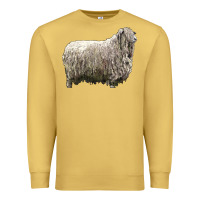Antique Gold lincoln sheep Premium Sweatshirt - LillyAllenDesigns