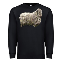 Black lincoln sheep Premium Sweatshirt - LillyAllenDesigns