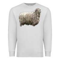 Dove Grey lincoln sheep Premium Sweatshirt - LillyAllenDesigns
