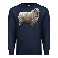 Navy lincoln sheep Premium Sweatshirt - LillyAllenDesigns