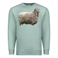 Seafoam lincoln sheep Premium Sweatshirt - LillyAllenDesigns