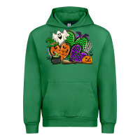 Emerald halloween heart Urban Hoodie - CowGirlArtShop