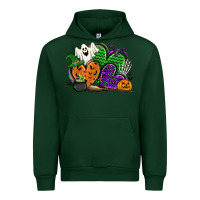Forest Green halloween heart Urban Hoodie - CowGirlArtShop