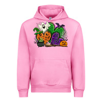 Fuchsia Pink halloween heart Urban Hoodie - CowGirlArtShop
