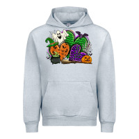 Heather Grey halloween heart Urban Hoodie - CowGirlArtShop