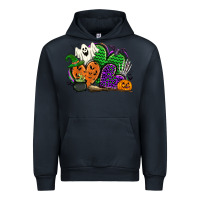 Navy halloween heart Urban Hoodie - CowGirlArtShop