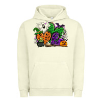 Pigment Pistachio halloween heart Urban Hoodie - CowGirlArtShop