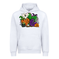 White halloween heart Urban Hoodie - CowGirlArtShop