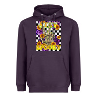 Plum stay skeleton hand spooky Heavyweight Hoodie - LillyAllenDesigns