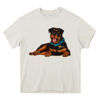 Cream rottweiler Heavy Core Tee - Artiststas