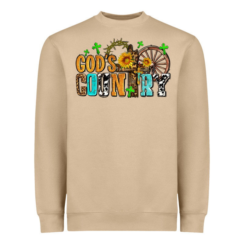Gods Country Heavyweight Sweatshirt by AdoDesignShop | Teevron