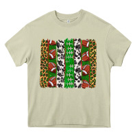 Mossy football brush strokes Heavy Core Tee - texasbilliewilder