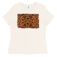 Bone leopard glitter background Ladies Tee - RanaPortraitStore