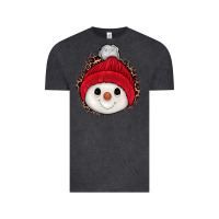 Vintage Black snowman Vintage Tee - JahusDesignShop