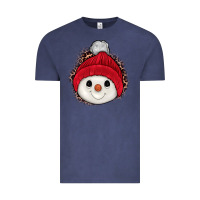 Vintage Denim snowman Vintage Tee - JahusDesignShop